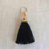 KEY RING BLACK POMPON/PORTE CLE POMPON NOIR