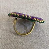 RING ETHNIC GREEN/BAGUE ETHNIC VERT