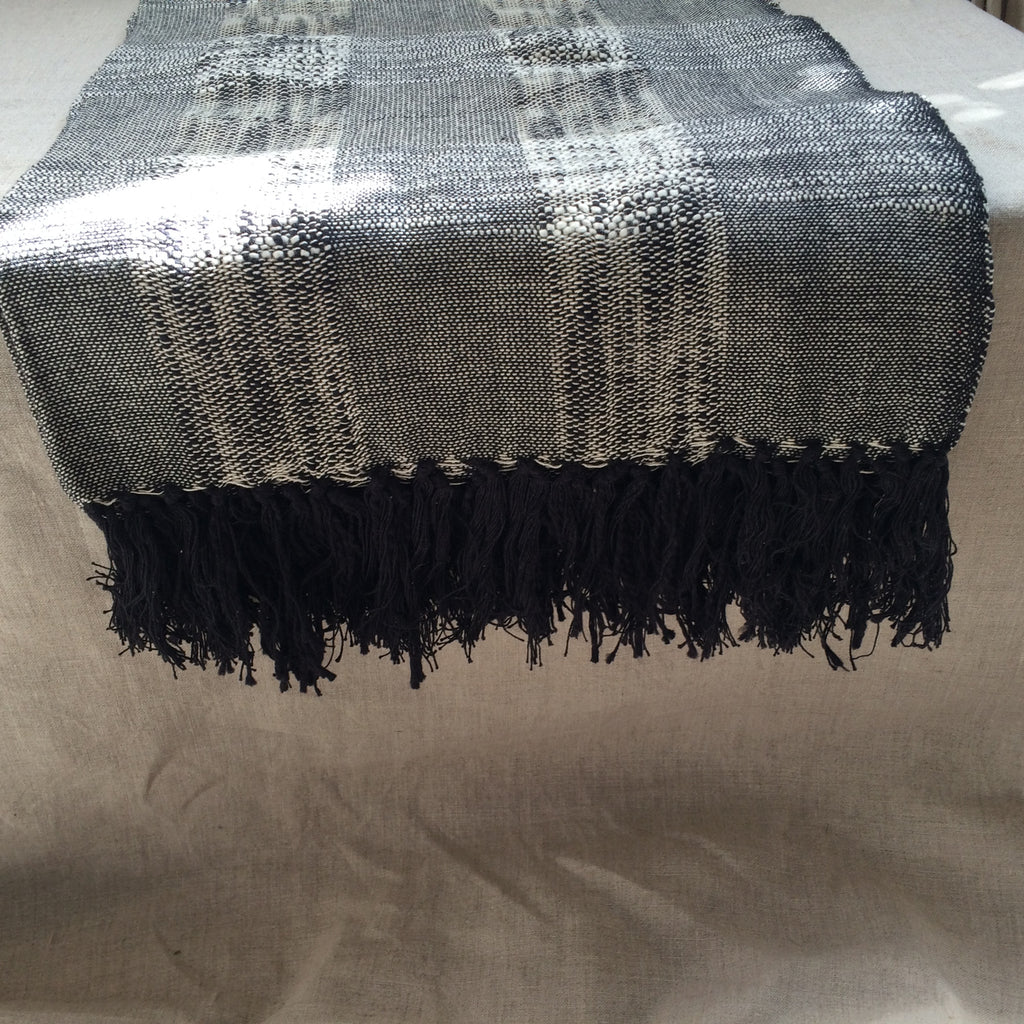 PLAID WEAVING BLACK/PLAID TISSE NOIR