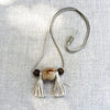 NECKLACE POMPON BEIGE