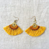 EARRING ETHNIC YELLOW / BOUCLE OREILLE ETHNIC JAUNE
