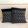 PILLOW COVER BLACK /  HOUSSE COUSSIN NOIR