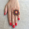 RING ETHNIC PURPLE/BAGUE ETHNIC VIOLET