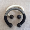 BRACELET W LINEN  / BRACELET FIL